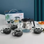 Ensemble Théière 1L, infuseur, verres