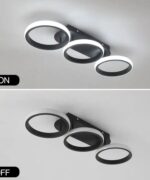 Plafonnier LED 3 anneaux – Image 6