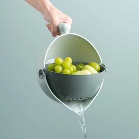 Panier égouttoir rotatif