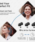 Bouchon d'Oreilles en silicone réutilisable – Image 8
