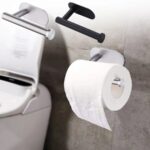 Support papier toilette auto adhesif