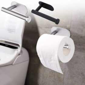 Support papier toilette auto adhesif