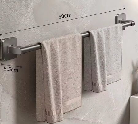Porte serviette sans perçage (2 pcs)