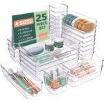Lot 25 boîtes de rangement